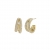 Iris Duo Earring Clear/Gold