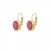 Retro Earring Pink/Gold