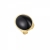Retro Big Ring Black/Gold
