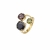 Brea All Crystal Ring Mix/Gold