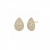 Drop Crystal Earring Gold 