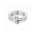 Link Double Ring Silver