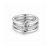 Link Trio Ring Silver