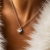 Bash Necklace Clear/Silver