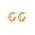 Crown Duo Hoop Gold