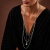 Sacramento 3-Row Long Necklace Silver