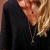 Retro Long Necklace Black/Brown/Gold
