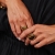 Retro Ring Brown/Green/Gold