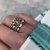 Crown Ring Green/Gold