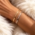 Crown Single Bracelet Gold