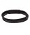 Axel Black/Black Leather Bracelet 20cm