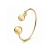 Globe Large Bangle Gold