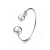 Globe Large Bangle Silver