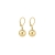 Globe Hook 10mm Earring Gold