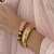 Brooks Beads Resin Bracelet Pink/Gold
