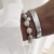 Kelly Bracelet Ivory/Silver