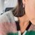 Lola Crystal Hoop Earring Rose/Silver