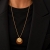 Sorrento Long Necklace Brown/Gold