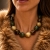 Vibe Resin Necklace Mix Brown