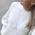 Zone Long Necklace Steel