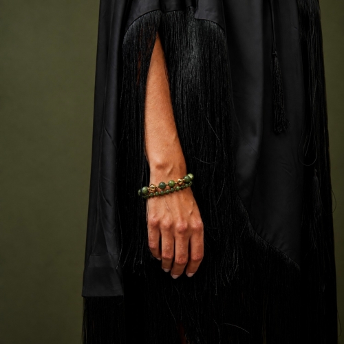 Beverly Bracelet Green/Gold