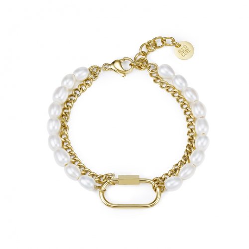 Sienna Pearl Bracelet Gold