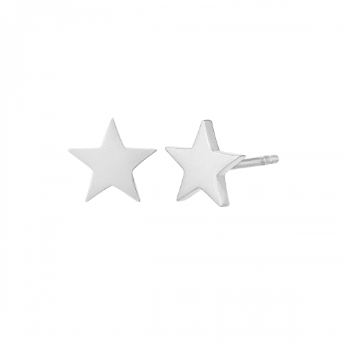 Star Stud Earring Silver
