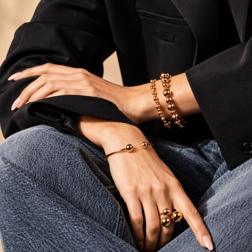 Brea Elastic Small Bracelet Gold