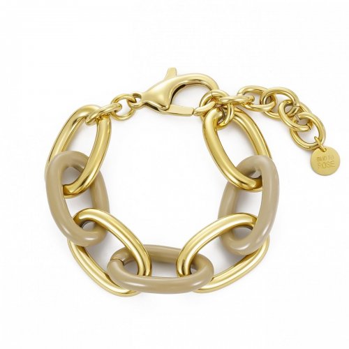 Granada Enamel Bracelet Sand/Gold