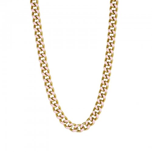 Riviera Reversible Small Necklace Lt.Pink/Gold
