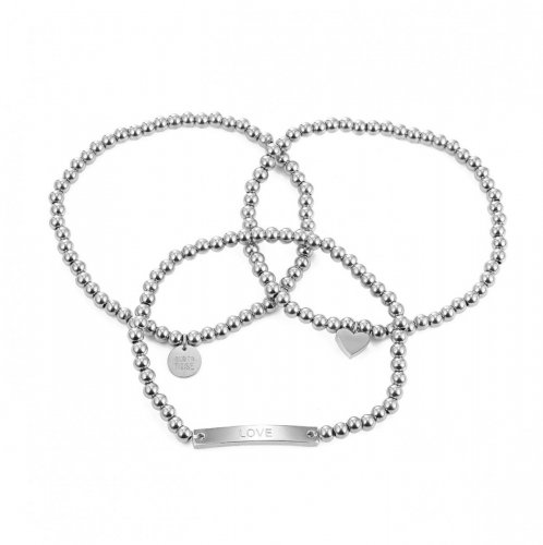 Annika Elastic Bracelet Silver