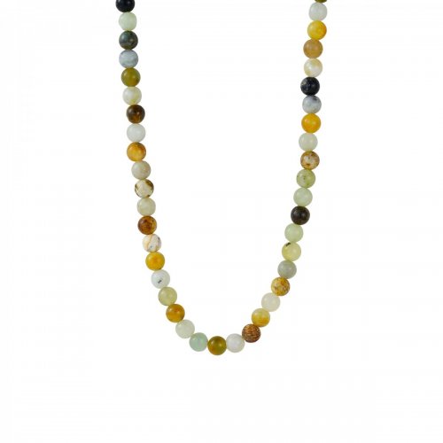Chelsea Necklace Agate Mix Gold