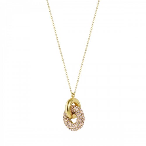 Lola Crystal Necklace Vintage Rose/Gold