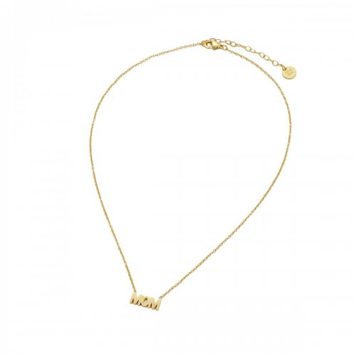 Mom Necklace Gold