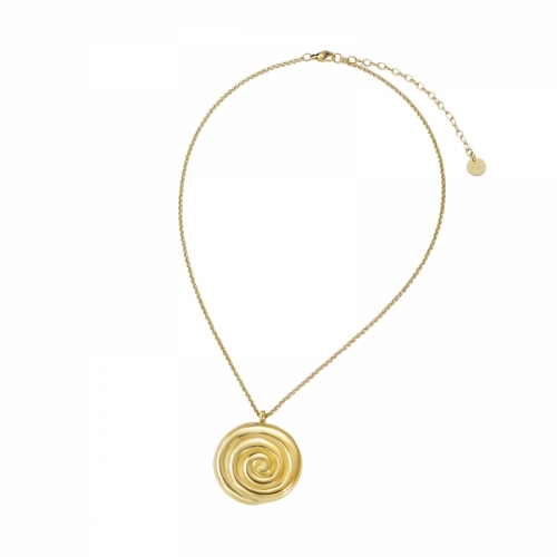 Spiral Necklace Gold