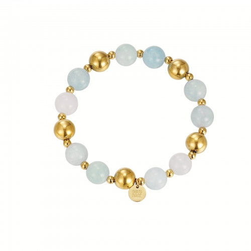 Kelly Bracelet Lt.Blue/Gold