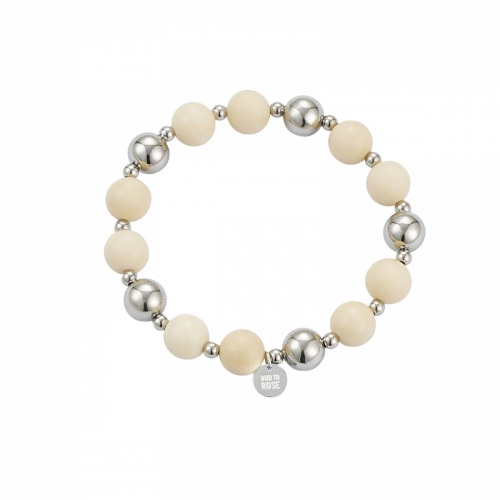 Kelly Bracelet Ivory/Silver