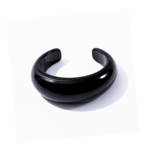 Bond Bangle Resin Black