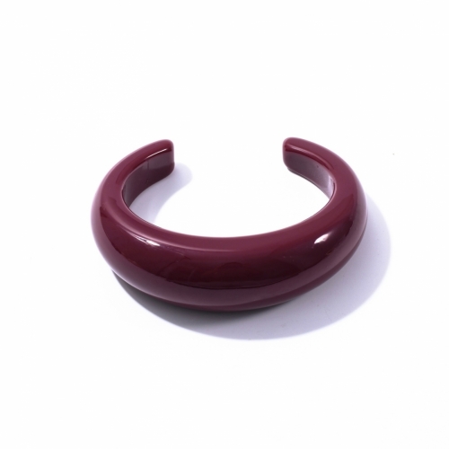 Bond Bangle Resin Burgundy
