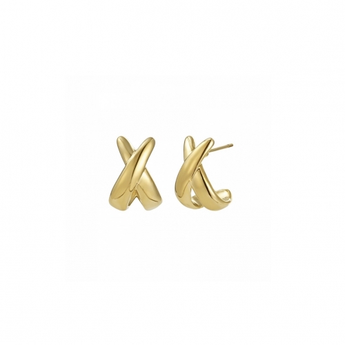 Cross Earrring Gold