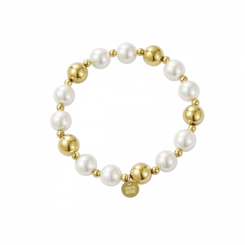 Kelly Pearl Bracelet Gold
