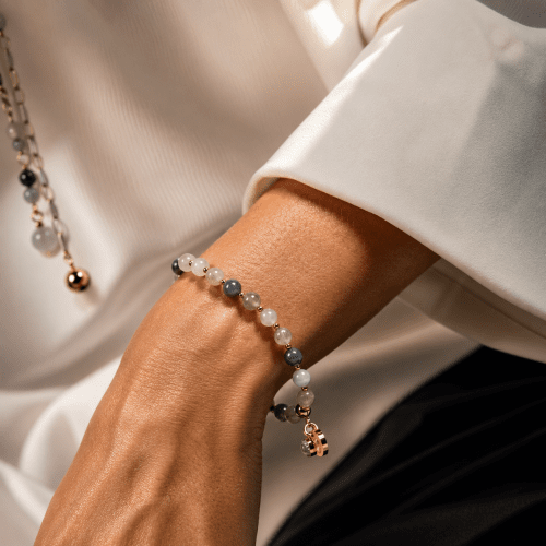 Beverly Bracelet Grey/Gold
