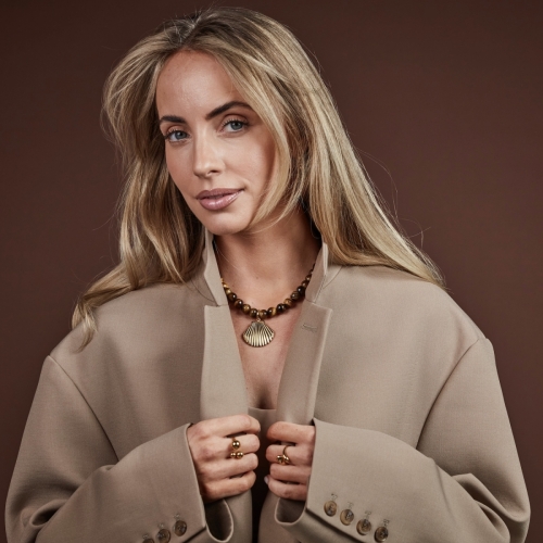 Marbella Necklace Brown/Gold