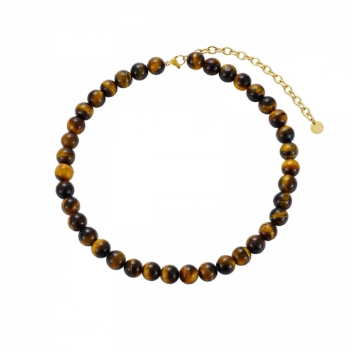 Marbella Necklace Brown/Gold