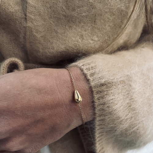 Mini Drop Bracelet Gold