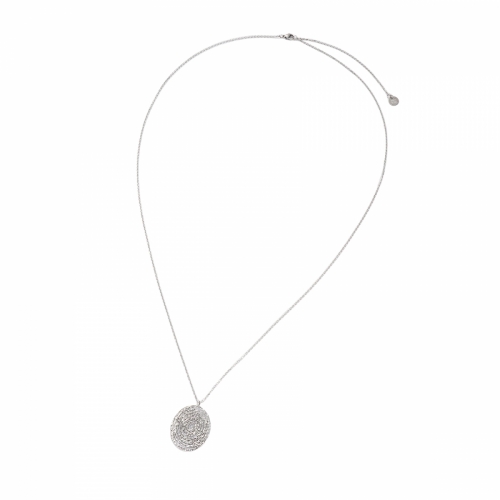 Ray Long Necklace Silver