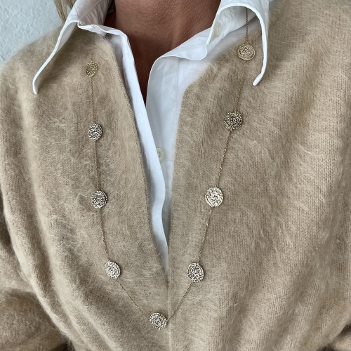 Ray Multi Long Necklace Gold