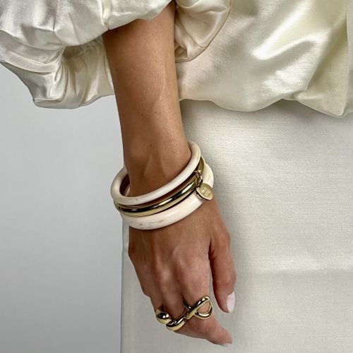 Rue Resin Mix Bracelet Gold