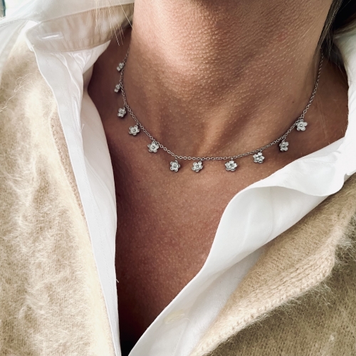 Calista Necklace Silver