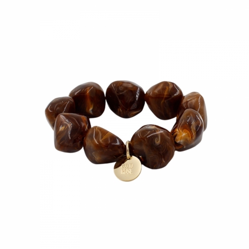 Vibe Resin Bracelet Brown
